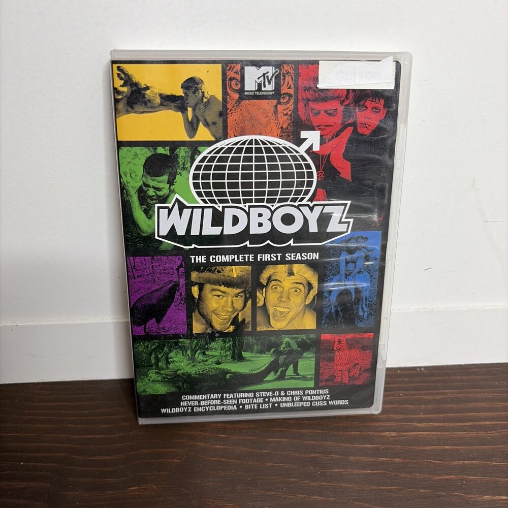Wildboyz Complete First Season DVD 2004 2-Disc Jackass MTV Insert Art